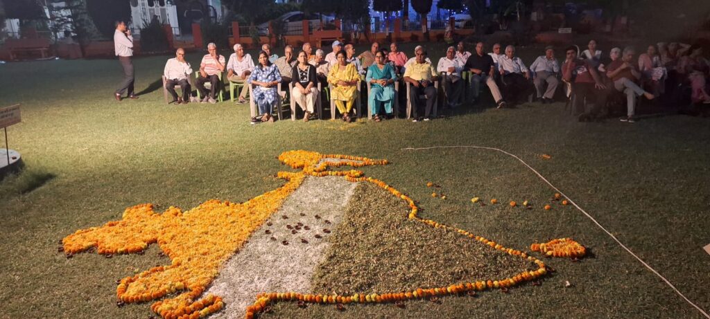 दीपावली का पहला दिया, भारत माता के नाम — देशभक्ति के रंग में रंगी रोशनी की शाम